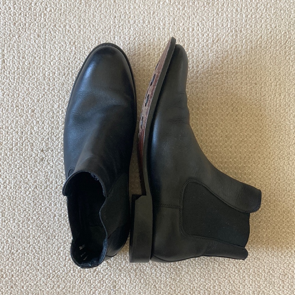 Thursday Boot Company Black Leather Chelsea Boots